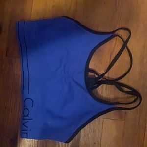 Large Calvin Klein sports bra